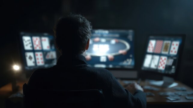 Engaging online poker experience with multiple digital tables for interactive gaming