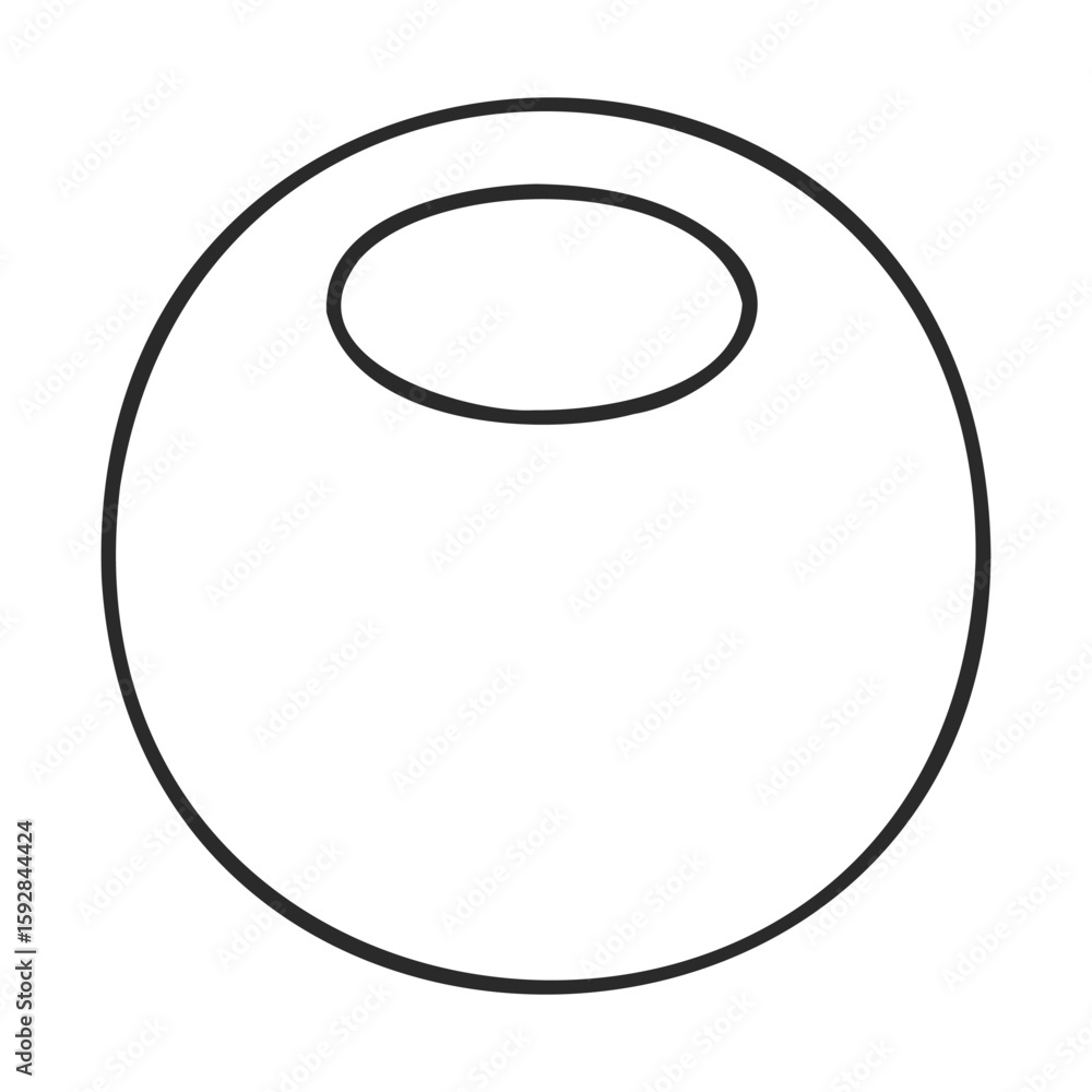 Poster simple black line drawing of a smiling face
