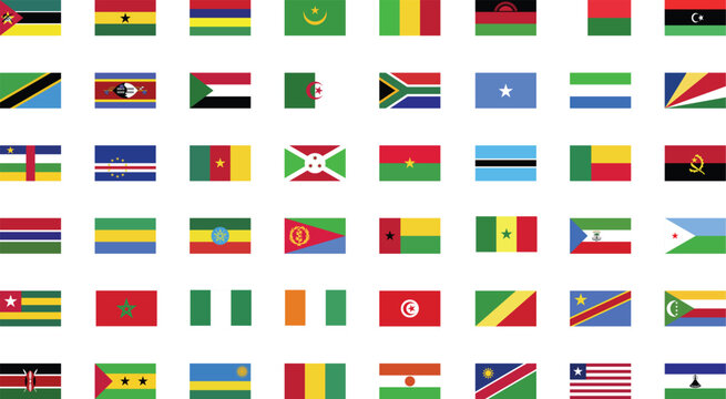 Flags of Africa Countries
