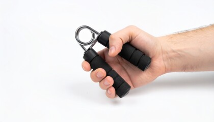 Hand holding a hand grip exercise tool (1)