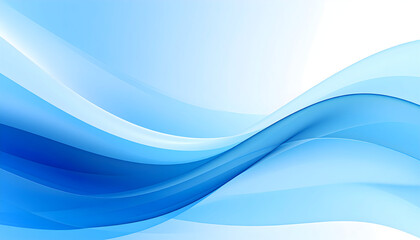Obraz premium Abstract Blue Wave Background Design