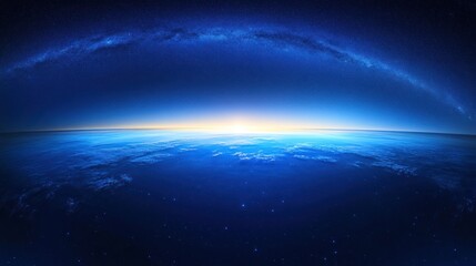 Cosmic view of Earth sunrise