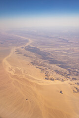 Wüste Ägypten von oben