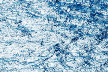 abstract aerial view background of blue waves