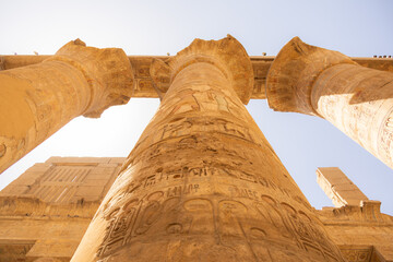 Tempel Säulen des Chons