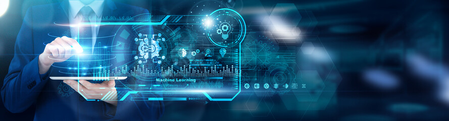 ML Ops Engineer using tablet analyzing Machine Learning feature importance rankings and model drift alerts, automated hyperparameter tuning results. Real-time inference latency logs.