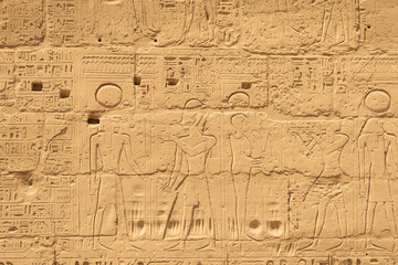 Hieroglyphen Tempel des Chons