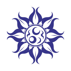 Art Nouveau Celestial Mandala Artwork