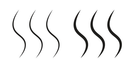 Hot icon. concept solid and line style in black. EPS 10