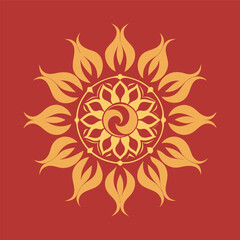 Art Nouveau Inspired Celestial Mandala