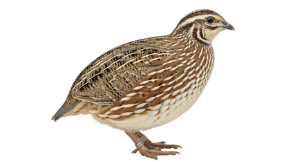 Isolated Bobwhite Quail Bird