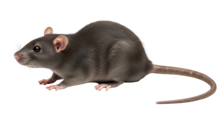 Isolated Brown Rat