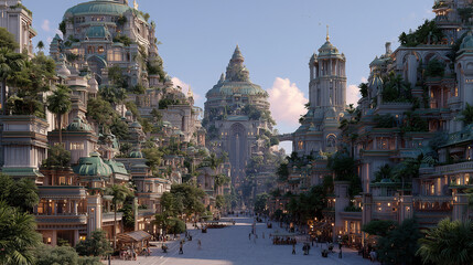 植物と建築が融合する夢の都