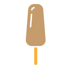 Ice cream vector icons. Waffle cone illustration sign. Ice lolly symbol. Frozen juice logo.
