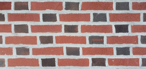 red brick wall