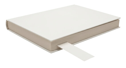 Isolated White Book