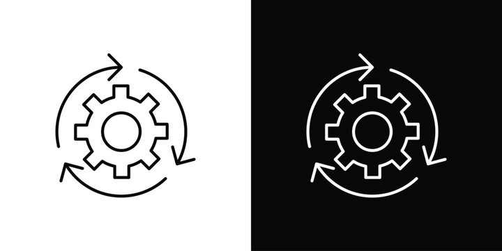 Implementation icon. pictogram. flat vector sign. Vector Eps 10