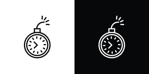 Deadline icon. pictogram. flat vector sign. Vector Eps 10 © Annimo
