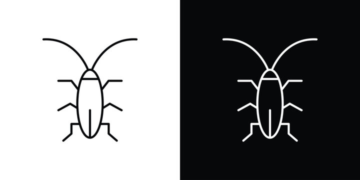 Cockroach icon. pictogram. flat vector sign. Vector Eps 10