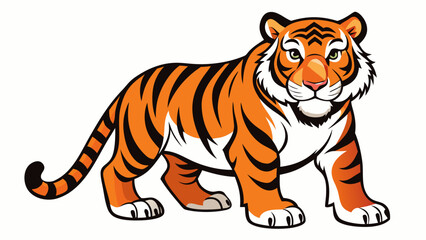 Naklejka premium tiger vector illustration