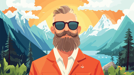 Fathers Day Vector Illustration Design