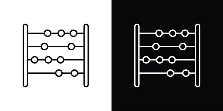 Abacus icon. pictogram. flat vector sign. Vector Eps 10