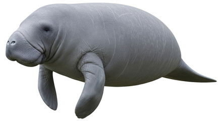 Isolated Manatee