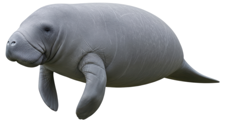 Isolated Manatee