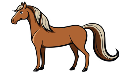 Galloping horse vector illustration: a dynamic black silhouette of a wild stallion's head and flowing mane, isolated on white