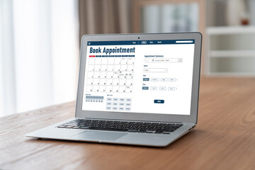 Online applointment booking calendar for modish regristration on the internet website