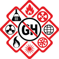 Hazard symbols warning signs danger caution