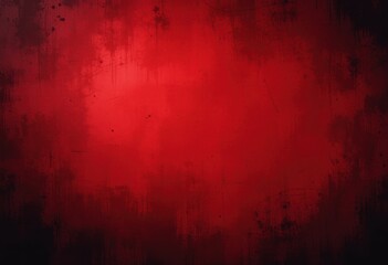 Vivid abstract red background with subtle texture creating an intense and dramatic atmosphere
