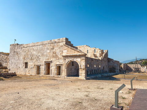 Fototapeta The ancient city of Patara, the capital of Lycia, is located near Gelemiş Village in Antalya province