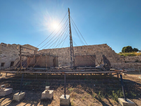 Fototapeta The ancient city of Patara, the capital of Lycia, is located near Gelemiş Village in Antalya province