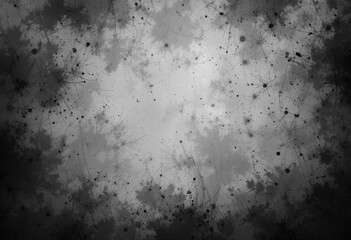Abstract background with intricate patterns and textures in shades of black and gray for visual design