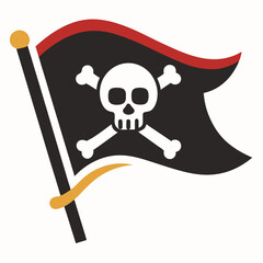 pirate flag with skull