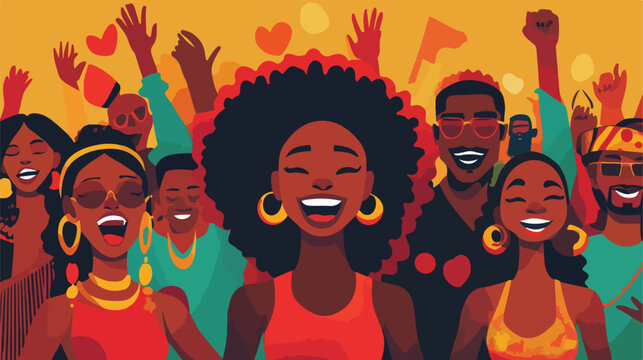 Juneteenth Freedom Day Vector Illustration