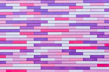 Pastel brick wall texture background pink purple white seamless pattern design art