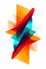 Abstract geometric shapes art design, modern colorful background, triangles and polygons