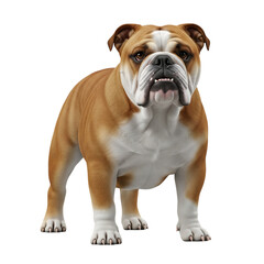 Obraz premium Majestic British Bulldog A Stunning 3D Render of a Classic Breed