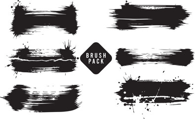 Vector Brush Pack – Hand-Drawn, Ink & Texture Strokes