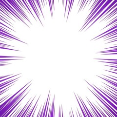 Obraz premium Purple comic book energy burst explosion effect fx for comic book layout and illustration