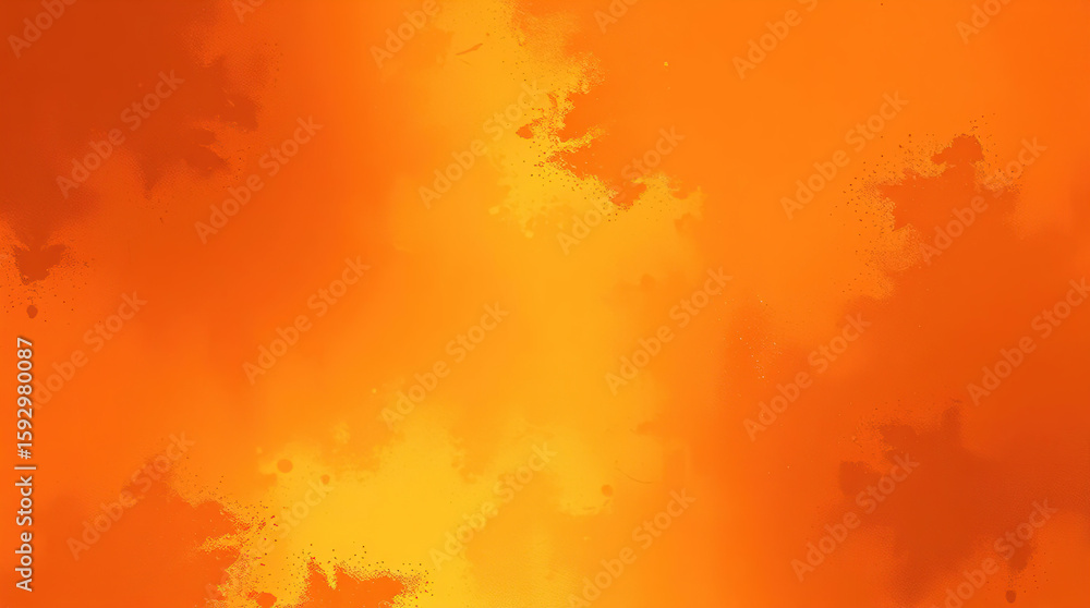 Poster abstract grunge background terracotta color background with orange and lemon shade gradient