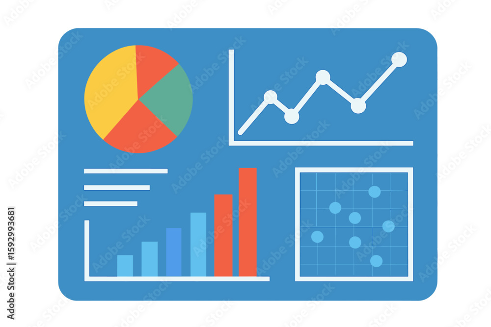 Poster the admin panel is presented through a vector design template that incorporates infographic elements