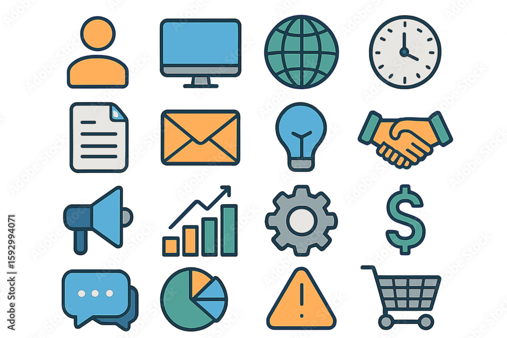 Poster the data analytics line editable icons set includes a variety of icons related to database, statisti