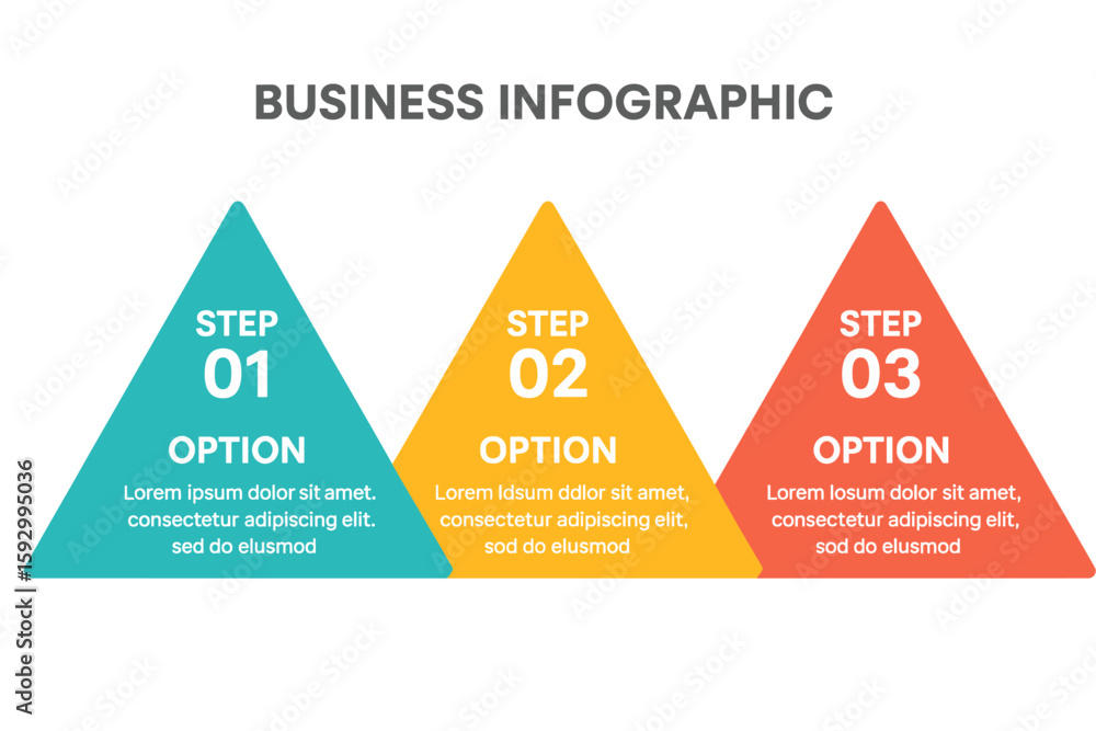 Poster this vector template features a business design infographic with four options, steps, or processes t