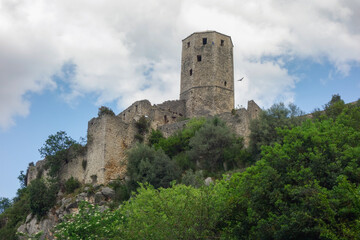 Pocitelj fortress, historic village north of Capljina in southern Bosnia and Herzegovina, Europe