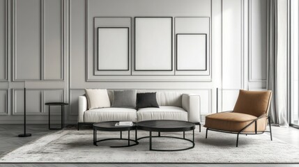 Modern minimalist living room (3)
