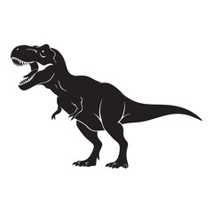 Obraz premium Tyrannosaurus Rex Silhouette Vector