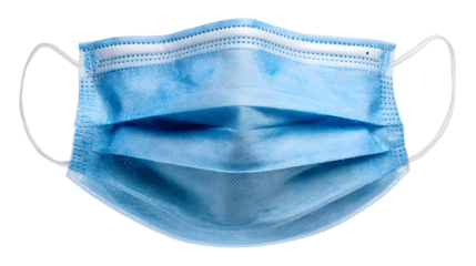 Protective Blue Surgical Face Mask for Healthcare Workers and General Public Safety Measures